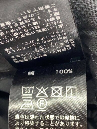 商品画像：ギャザー/フード付半袖ブラウス/FREE/コットン/BLK/無地// 4