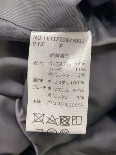 商品画像：コート/FREE/ポリエステル/BLK/無地/ETIZI0923001// 3