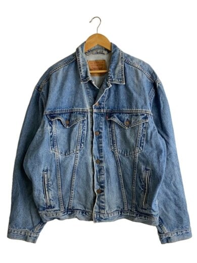 商品画像：90s/MADE IN CANADA/Gジャン/L/デニム/IDG/無地/75525// 1