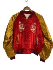 HUMBER/スカジャン/ポリエステル/RED