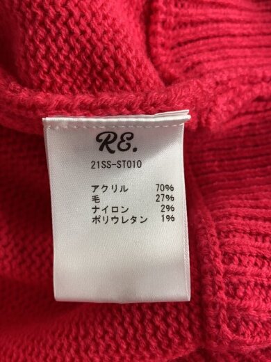 商品画像：RE./ニット・セーター(厚手)/--/アクリル/PNK/21SS-ST010 4