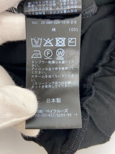 商品画像：ロングスカート/38/コットン/BLK/無地/25-060-220-1210-2-0 5