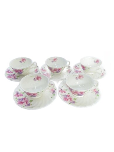 商品画像：Studio Collection/カップ&ソーサー/5点セット/WHT 1