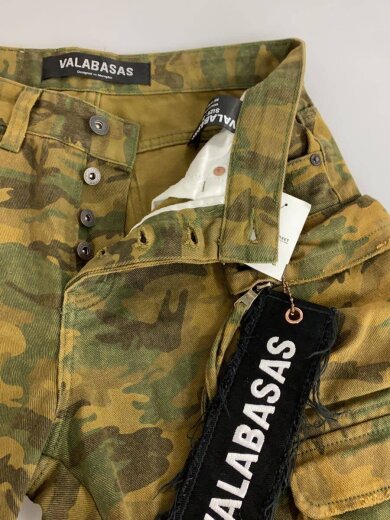 画像：VALABASASショートパンツ/29/コットン/カモフラ3