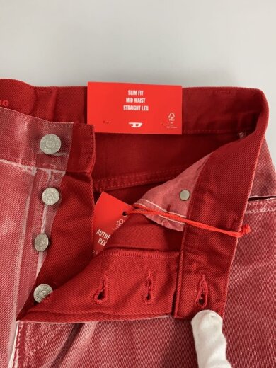 商品画像：ボトム/28/コットン/RED/無地/09E50 3