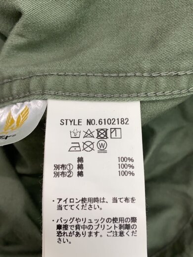 画像：AVIREXOVER PRINT B.D.U.JACKET/M/コットン/KHK/無地/61021824