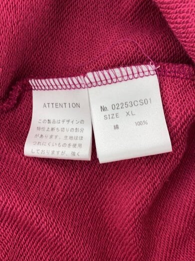 商品画像：25AW/WOMAN HEADバックアップリケ/スウェット/XL/コットン/PNK/02253CS01 4