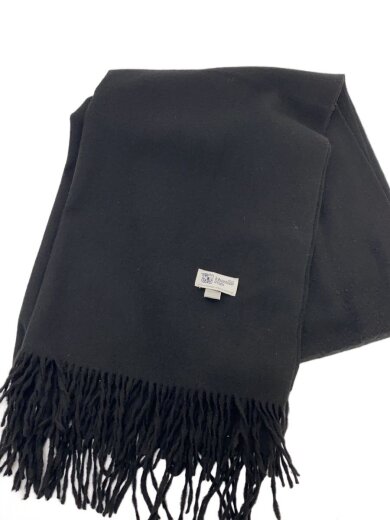 商品画像：マフラー/カシミア/BLK/無地/メンズ 1