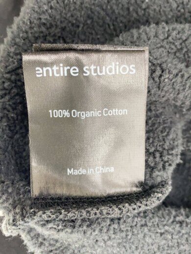 商品画像：ジップパーカー/L/コットン/BLK/ES2202 PO051 5