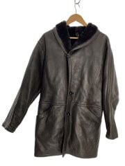 ANTERTEX/レザージャケット・ブルゾン/S/羊革/BLK/無地