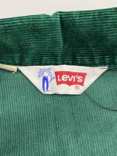 商品画像：70s～/サドルマン三角タグ/ジャケット/コーデュロイ/GRN/無地 3