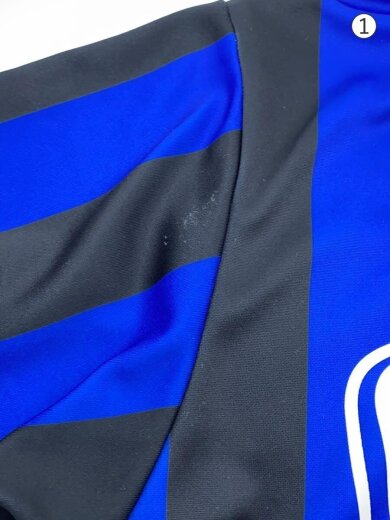 商品画像：24SS/トップス/M/ポリエステル/BLU/ストライプ 6