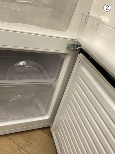 商品画像：冷蔵庫 直冷式2ドア冷蔵庫 Nグラシア NTR-106BK(8971551) 8