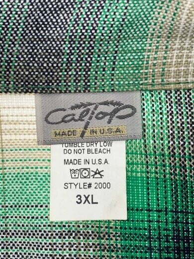 商品画像：3XL/長袖シャツ/--/アクリル/チェック 3