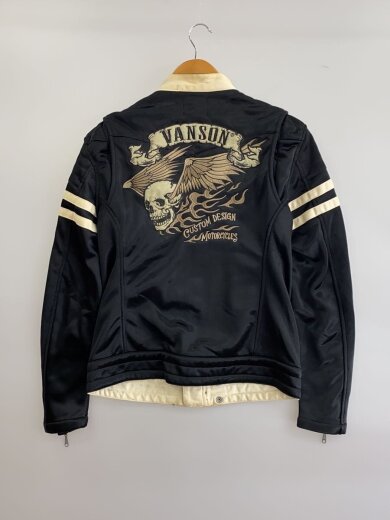 商品画像：シングルライダースジャケット/M/ポリエステル/BLK/無地// 2