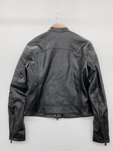 商品画像：レザージャケット・ブルゾン/M/フェイクレザー/BLK/L-SUZA-R-PU// 2