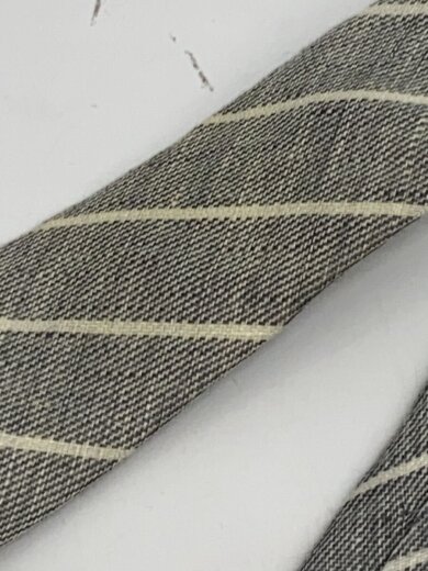 商品画像：ネクタイ/リネン/GRY/メンズ 5