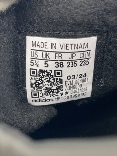 商品画像：ローカットスニーカー/23.5cm/BLK/IH6000 5