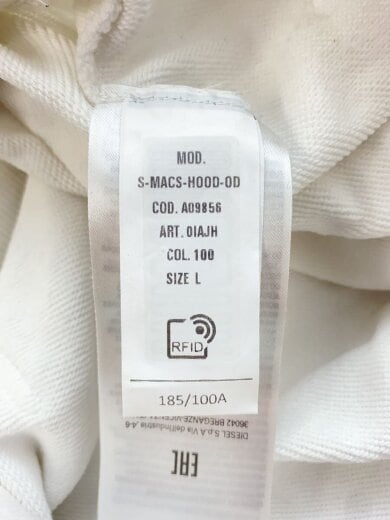 商品画像：パーカー/L/コットン/WHT/A09856 4