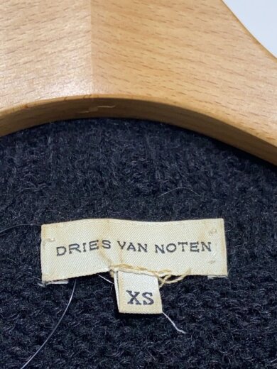 商品画像：ライカ期/襟付きニット/毛玉/カーディガン(厚手)/XS/アルパカ/BLK/3355-6020 3