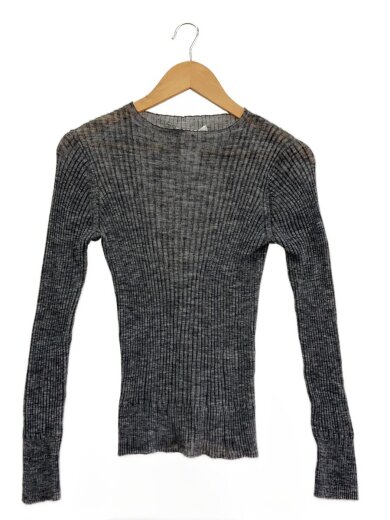 商品画像：ニット・セーター(薄手)/FREE/ポリエステル/GRY/3610800440 1