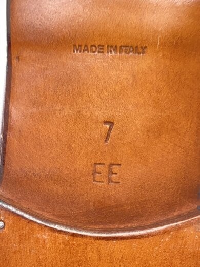 商品画像：右足側面黒いシミ有/ローファー/US7/BRW/レザー/UR11624 5