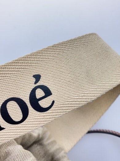 商品画像：持ち手裏汚れ有/カゴバッグ/BEG/スモールバスケットバッグ 7