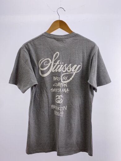 商品画像：Tシャツ/M/コットン/GRY/プリント割れ・全体的に毛羽立ち有 2