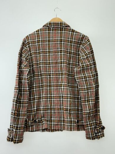 商品画像：長袖シャツ/L/コットン/GRY/チェック/HO-J013 2