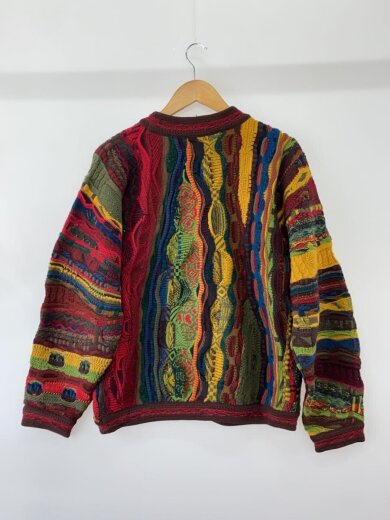 商品画像：ニット・セーター(厚手)/SS/ウール/RED/総柄 2