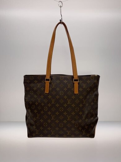 商品画像：トートバッグ/PVC/BRW/総柄/持ち手レザー割れシミ有 3