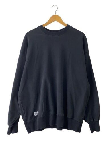 商品画像：スウェット/M/コットン/BLK/無地/FSC241-70128B/首元ヨレ 1