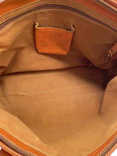 商品画像：擦れ有/トートバッグ/レザー/CML/無地 6