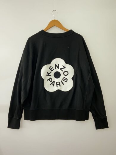 商品画像：若干シミ有り/フラワーロゴ/スウェット/L/コットン/BLK/FD55SW4844MF// 2