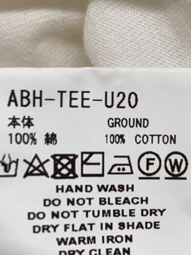 商品画像：Tシャツ/5/コットン/WHT/無地/ABH-TEE-U20 5