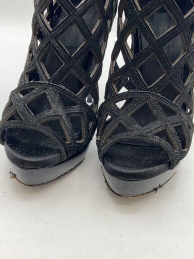 商品画像：シューズ/37/BLK/スウェード-ブーティ 6