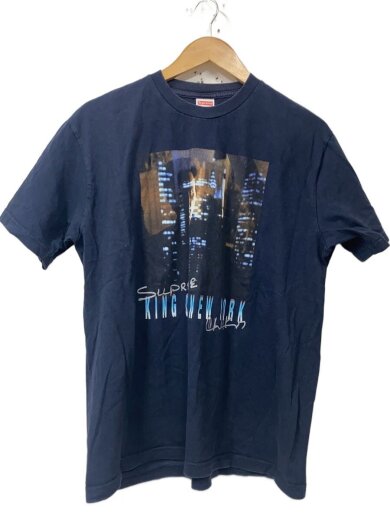 商品画像：Tシャツ/M/コットン/NVY/無地// 1