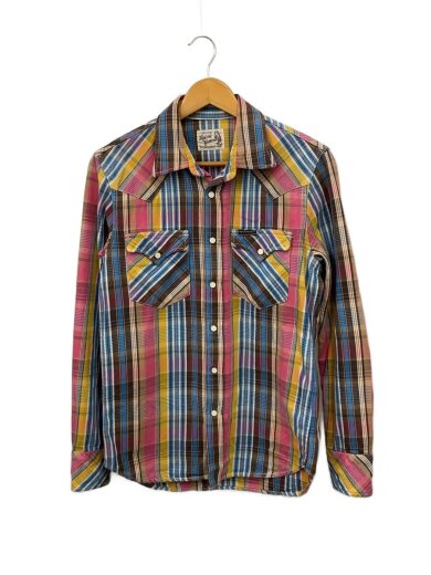 商品画像：長袖シャツ/M/コットン/マルチカラー/0231ah01 1