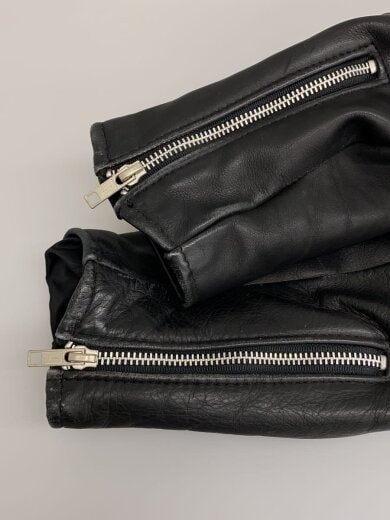 商品画像：シングルライダースジャケット/40/牛革/BLK/AT641P 5