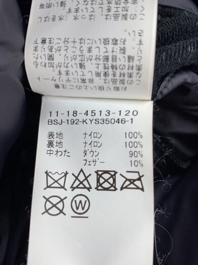 商品画像：ダウンジャケット/--/ナイロン/BLK/無地/11-18-4513-120// 4