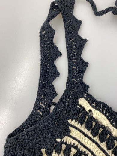 商品画像：ニットベスト(薄手)/FREE/コットン/CRM/0125101620910 4