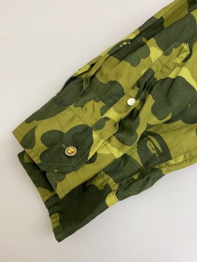 画像：A BATHING APE長袖シャツ/L/コットン/KHK/カモフラ5