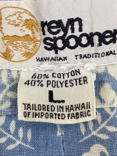 商品画像：半袖シャツ/L/コットン/BLU/総柄 4