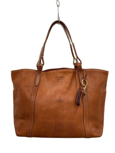 商品画像：トートバッグ/レザー/BRW/無地 1