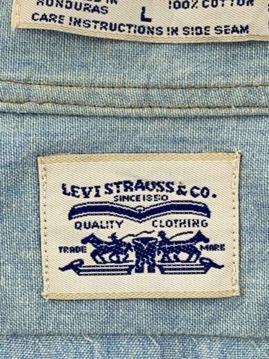 商品画像：長袖シャツ/L/コットン/64665-0417 4