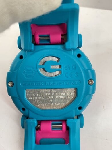 商品画像：クォーツ腕時計/デジタル/レザー/G-B001RG-4JR 6
