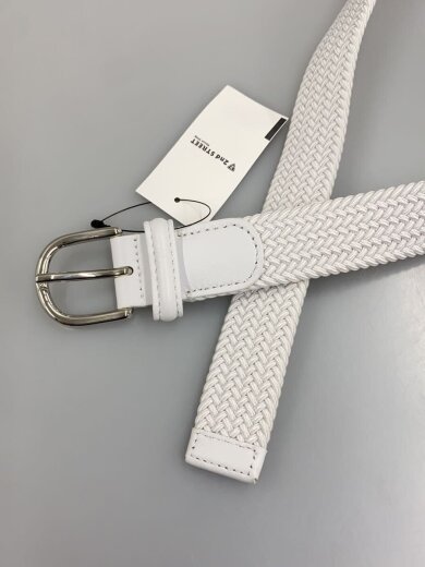 商品画像：ベルト/コットン/WHT/無地/メンズ// 2