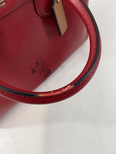 商品画像：ハンドバッグ/レザー/RED// 7