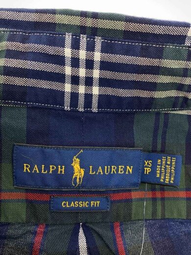 商品画像：長袖シャツ/XS/コットン/NVY/チェック 3