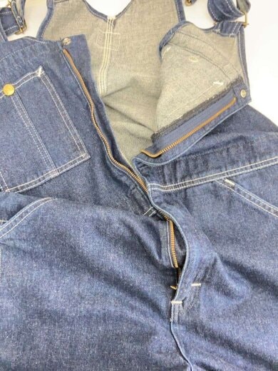 画像：Leeオーバーオール/M/コットン/NVY/無地/LM59543